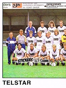 Sticker Team Telstar - Voetbal 1988-1989 - Panini