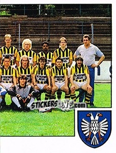 Sticker Team Vitesse - Voetbal 1988-1989 - Panini