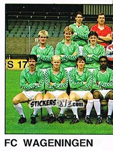 Sticker Team FC Wageningen - Voetbal 1988-1989 - Panini