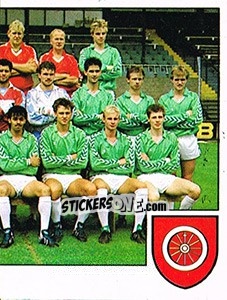 Sticker Team FC Wageningen - Voetbal 1988-1989 n. 334 - Panini