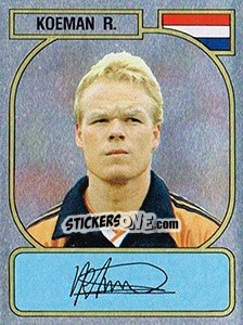 Sticker Ronald Koeman - Voetbal 1988-1989 n. 347 - Panini