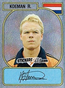 Sticker Ronald Koeman - Voetbal 1988-1989 - Panini