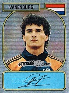 Sticker Gerald Vanenburg - Voetbal 1988-1989 - Panini