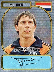 Sticker Arnold Muhren - Voetbal 1988-1989 n. 352 - Panini