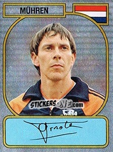 Sticker Arnold Muhren - Voetbal 1988-1989 - Panini