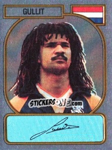 Sticker Ruud Gullit - Voetbal 1988-1989 n. 354 - Panini