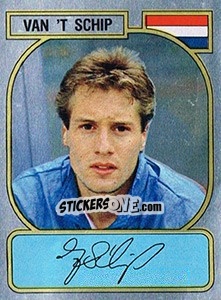 Cromo John van't Schip - Voetbal 1988-1989 - Panini