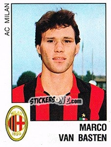 Cromo Marco van Basten (AC Milan) - Voetbal 1988-1989 - Panini