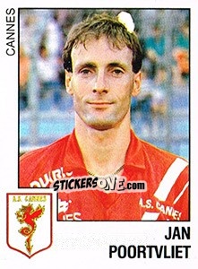 Cromo Jan Poortvliet (Cannes) - Voetbal 1988-1989 n. 366 - Panini