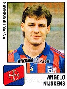 Cromo Angelo Nijskens (Bayer Uerdingen) - Voetbal 1988-1989 n. 370 - Panini