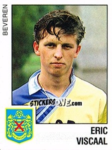Sticker Eric Viscaal (Beveren) - Voetbal 1988-1989 - Panini