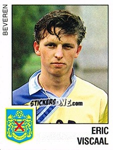 Sticker Eric Viscaal (Beveren) - Voetbal 1988-1989 n. 371 - Panini