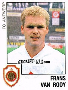 Sticker Frans van Rooy (F.C. Antwerep)