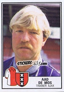 Sticker Aad de Mos - Voetbal 1984-1985 - Panini