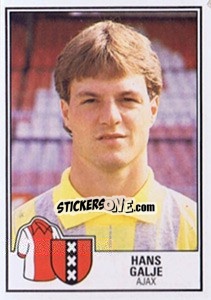 Figurina Hans Galje - Voetbal 1984-1985 - Panini