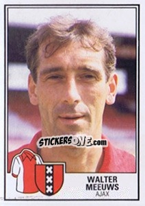 Sticker Walter Meeuws - Voetbal 1984-1985 n. 4 - Panini