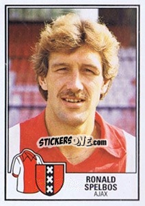 Sticker Ronald Spelbos - Voetbal 1984-1985 - Panini