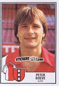 Figurina Peter Boeve - Voetbal 1984-1985 n. 7 - Panini