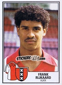 Sticker Frank Rijkaard - Voetbal 1984-1985 n. 9 - Panini