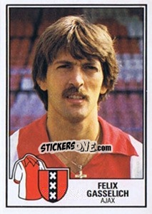 Sticker Felix Gasselich - Voetbal 1984-1985 n. 15 - Panini