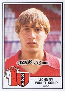 Sticker Johnny van't Schip - Voetbal 1984-1985 n. 17 - Panini