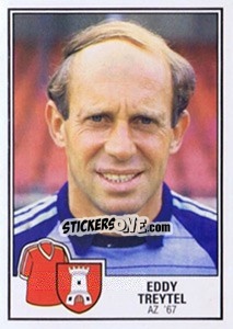 Sticker Eddy Treytel - Voetbal 1984-1985 n. 22 - Panini