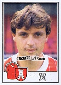 Sticker Kees Tol - Voetbal 1984-1985 n. 34 - Panini