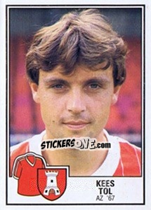 Figurina Kees Tol - Voetbal 1984-1985 - Panini