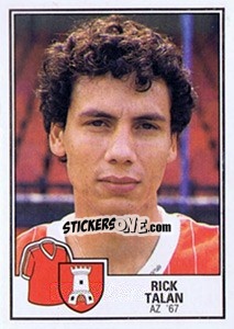 Sticker Rick Talan - Voetbal 1984-1985 - Panini