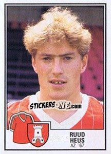 Sticker Ruud Heus - Voetbal 1984-1985 - Panini