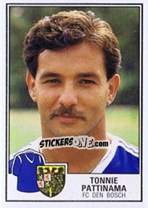 Sticker Tonnie Pattinama - Voetbal 1984-1985 - Panini