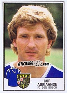 Sticker Cor Adriaanse - Voetbal 1984-1985 n. 44 - Panini