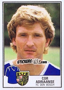 Cromo Cor Adriaanse - Voetbal 1984-1985 - Panini