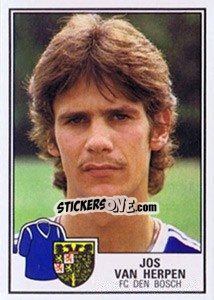 Sticker Jos van Herpen - Voetbal 1984-1985 - Panini