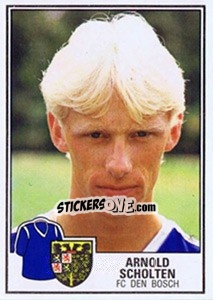 Figurina Arnold Scholten - Voetbal 1984-1985 - Panini