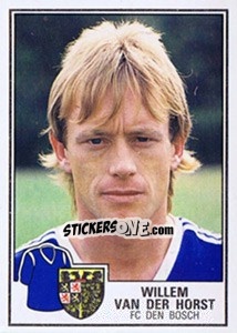 Sticker Willem van der Horst - Voetbal 1984-1985 - Panini