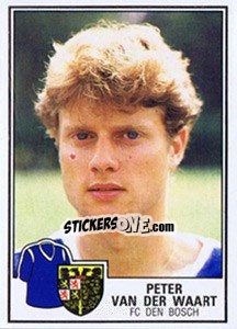 Sticker Peter van der Waart - Voetbal 1984-1985 - Panini