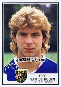 Figurina Fred van de Hoorn - Voetbal 1984-1985 - Panini