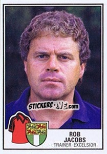 Sticker Rob Jacobs - Voetbal 1984-1985 - Panini