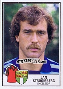 Sticker Jan Stroomberg - Voetbal 1984-1985 - Panini