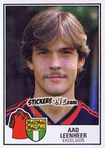 Sticker Aad Leenheer - Voetbal 1984-1985 - Panini