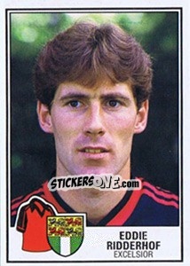 Figurina Eddie Ridderhof - Voetbal 1984-1985 - Panini