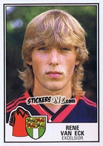 Sticker Rene van Eck - Voetbal 1984-1985 - Panini
