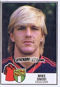 Sticker Mike Snoei - Voetbal 1984-1985 - Panini