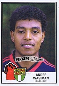 Sticker Andre Wasiman - Voetbal 1984-1985 - Panini