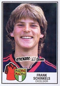Sticker Frank Schinkels - Voetbal 1984-1985 - Panini