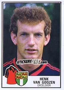 Sticker Henk van Goozen - Voetbal 1984-1985 n. 75 - Panini