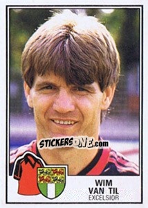 Sticker Wim van Til - Voetbal 1984-1985 - Panini