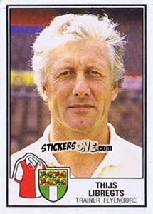 Sticker Thijs Libregts - Voetbal 1984-1985 - Panini