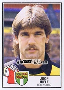 Sticker Joop Hiele - Voetbal 1984-1985 n. 79 - Panini